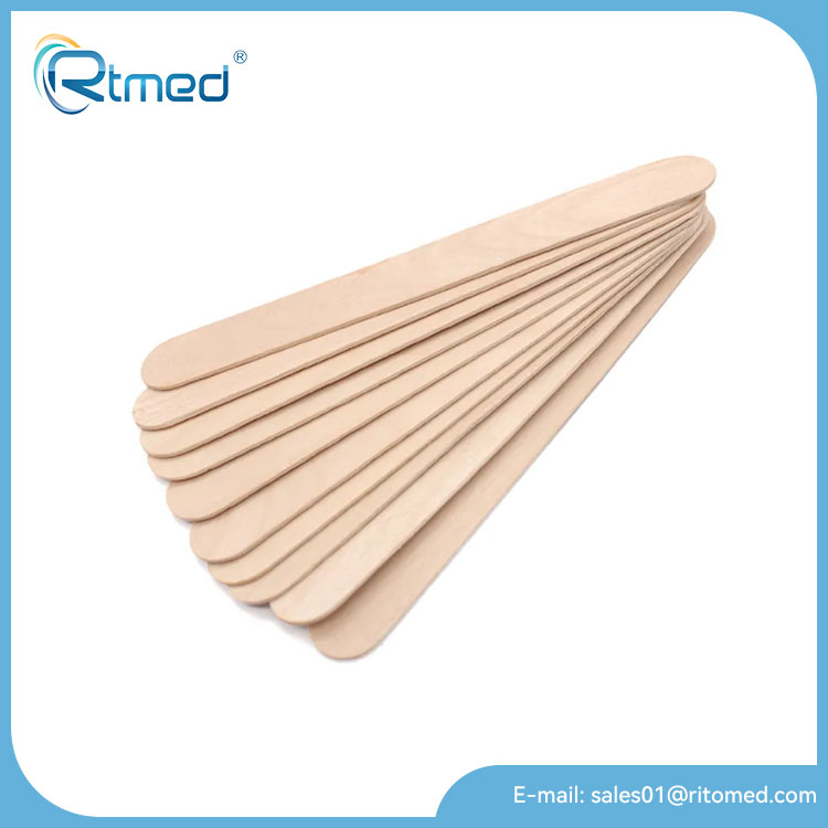 Dụng cụ đè lưỡi bằng gỗ không vô trùng